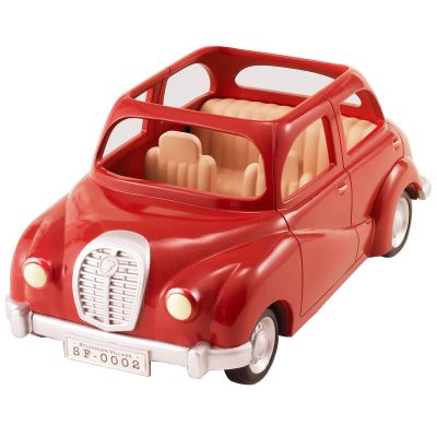 动漫城-日本森贝儿家族森林动物家族女孩过家家情景玩具户外郊游系列私家小轿车5270