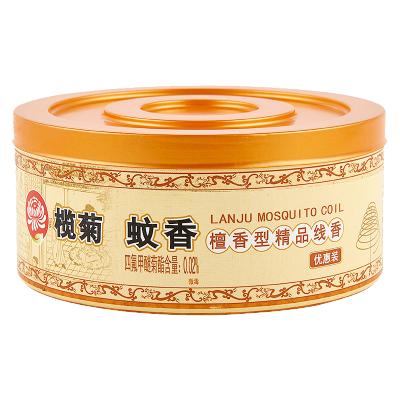 榄菊檀香型精品线香20单圈/盒驱蚊防蚊除臭去异味盘香