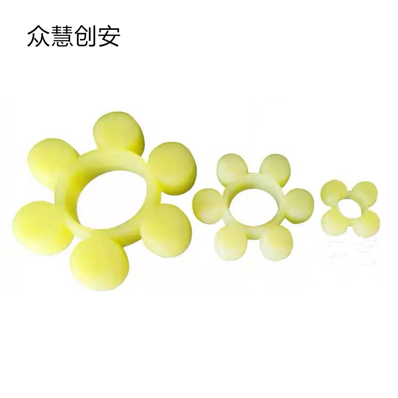 众慧创安 MT型聚氨酯 梅花垫 梅花胶圈 MT4(100*42*20mm) 个