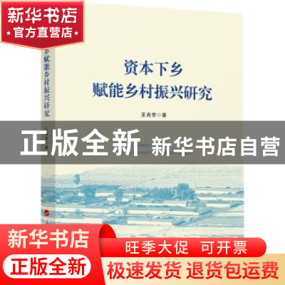正版 资本下乡赋能乡村振兴研究 王肖芳 人民出版社 978701024420
