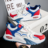 2026春季新款时尚休闲鞋网面舒适防滑百搭低帮运动鞋男鞋青年潮鞋