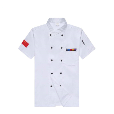 吾卫世 厨师服 03短袖(M-5XL)件