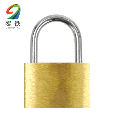 銮铁铜挂锁60mm单开把