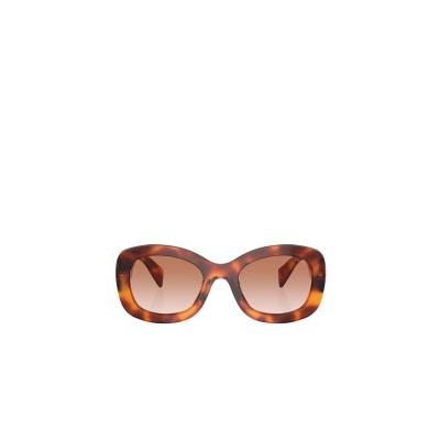 普拉达(PRADA)女士醋酸盐徽标装饰太阳镜时尚简约潮流百搭配镜腿 多色