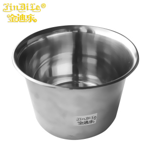 金迪乐厨房加厚不锈钢调料罐圆形调味缸