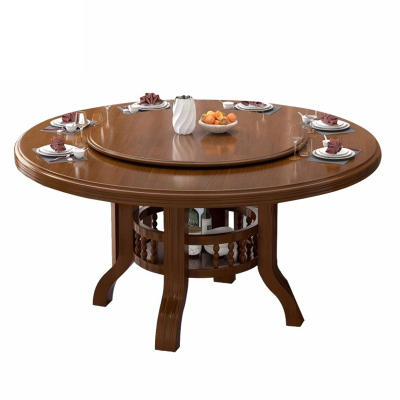 晨以橙 实木圆餐桌 1600mm 套