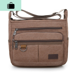 帆布包 单肩斜挎包 男包 包斜跨单肩包 男士包包多隔层小挎包背包NEW LAKE男士斜挎包