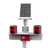 嘉格勒 JL6103 太阳能语音感应警示灯 (计价单位:个)红色