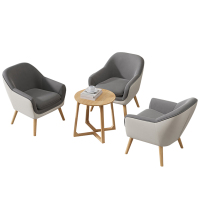 豫汉迎洽谈桌一桌三椅套