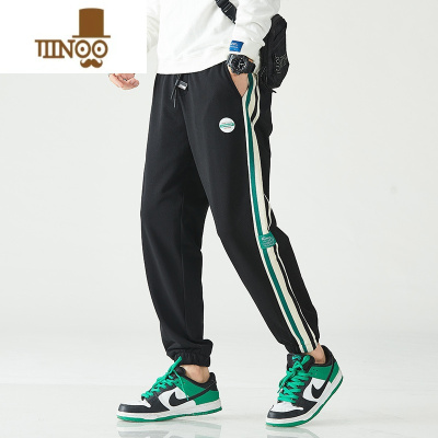 YANXU新款百搭裤子男生大码运动裤休闲宽松潮牌帅气束脚男款学生卫裤