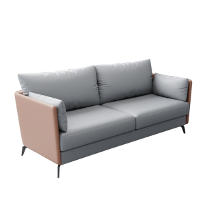 慧采云 办公家具简约时尚办公沙发商务沙发现代沙发会客接待沙发三人位