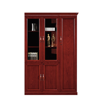 中豫鑫泽 ZYXZ4052426木质文件柜油漆贴木皮资料柜书柜 三门