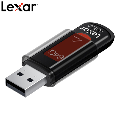 雷克沙(LEXAR)S5764GUSB3.0U盘传输150MB/s滑动伸缩保护高速闪存盘系统盘车载