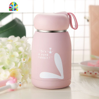 迷你保温杯便携小巧ins少女学生水杯子可爱简约森系清新创意个性 FENGHOU 淡蓝色