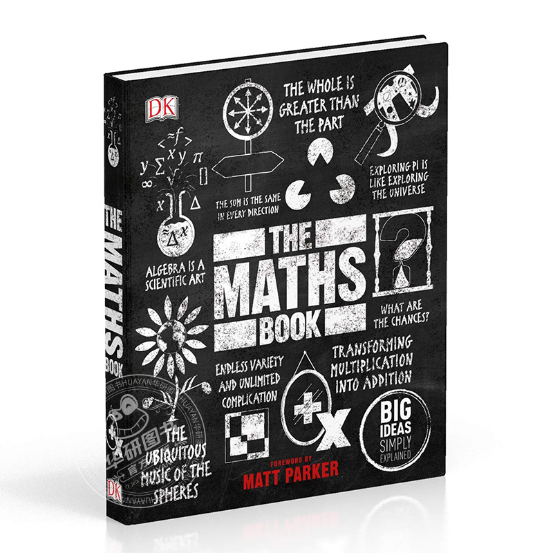 [正版图书]dk数学百科 the maths book 英文原版书 数学发展历史 自然
