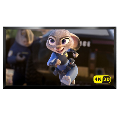 经科JK画框投影幕布投影机小边框H3-FL/W2背投软幕100寸16:9