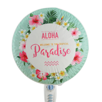 幸福派 电风扇罩子防尘罩套子电扇保护罩立式落地式全包布艺圆形防灰网罩 016美丽花环 直径约46cm