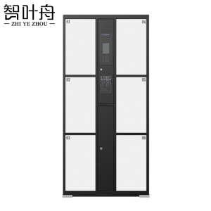 智叶舟电子存包柜人脸识别6门850*460*1800mm台