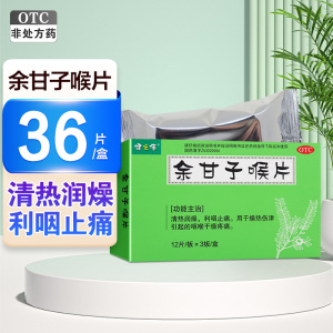 健之佳余甘子喉片 36片/盒云南云河清热润燥利咽止痛用于燥热伤津引起的咽喉干燥疼痛