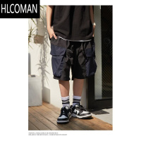 HLCOMAN日系复古CITYBOY大口袋工装短裤男夏季宽松潮牌休闲五分裤中裤潮