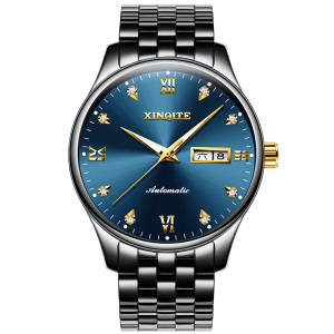 正品新奇特手表男士学生薄自动机械表防水夜光时尚商务新款男表 X-27