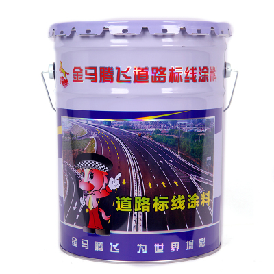 金马腾飞 马路划线漆 白-25kg 桶
