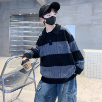 儿童装男童秋装毛衣新款秋冬款中大童帅气秋季男孩时髦针织衫