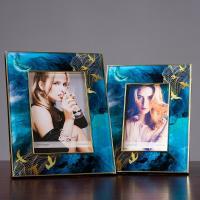 美帮汇欧式创意相框摆台现代轻奢琉璃照片框组合6寸7寸装饰摆件