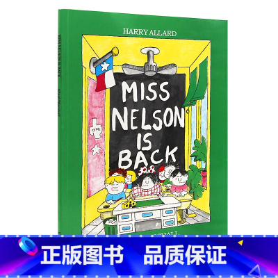[正版]尼尔森老师回来了 Miss Nelson Is Back 英文原版绘本 汪培珽第五阶段书单 趣味幽默英语启蒙读