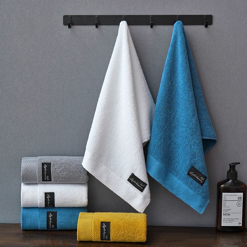 天山柔 35*75CM 110g/70*140CM 400g 全棉32股酒店风黑标 毛巾浴巾 (计价单位:条)