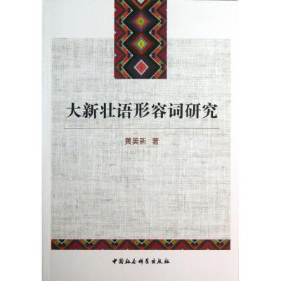 正版新书]大新壮语形容词研究黄美新9787516125366