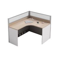 红缅 单人卡位办公桌 HM-PFBGZ02 张