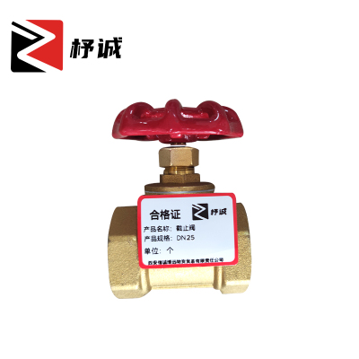杼诚截止阀DN25/个