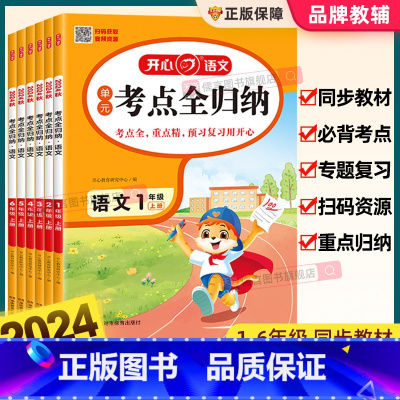 语文考点全归纳 一年级上 [正版]小学语文考点全归纳一二三四五六年级上下册人教版知识大全同步练习阅读理解专项训练书籍归类