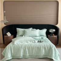 名都丽人 MDLR-70 提花镂空夏凉被 150*200cm 绿色(计价单位:条)