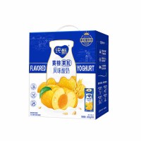蒙牛纯甄酸奶营养早餐真实果粒纯甄黄桃燕麦风味酸奶200g*10盒