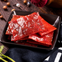 满300减210[三只松鼠_猪肉脯100g]休闲零食卤味小食猪肉干靖江特产