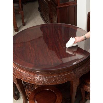 家柏饰(CORATED)透明圆形餐桌垫pvc软玻璃桌布防水防烫防油免洗小圆桌子饭店台布