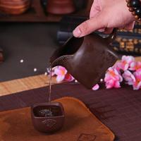 家柏饰(CORATED)紫砂功夫茶具茶壶茶杯套装喝茶防烫整套茶具陶瓷家用茶道茶海简约