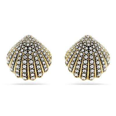 施华洛世奇(SWAROVSKI)女款金色耳钉简约时尚经典耳饰百搭礼物新款