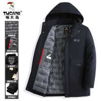 啄木鸟加棉加厚男士棉衣男款冬季商务休闲保暖棉服爸爸冬装外套