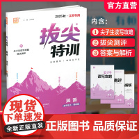 2025秋 小学拔尖特训英语五年级上册 5上 译林版 同步提优训练专项练习一课一练学霸笔记必刷题通成学典天天练教辅