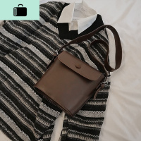 2020新款百搭简约ins斜挎水桶学生质感高级感洋气网红小黑包包女NEW LAKE女斜挎包