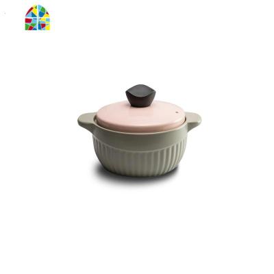 砂锅炖锅家用明火可高温炖汤沙锅燃气熬粥汤锅陶瓷煲汤锅抖音石锅 FENGHOU 2.5L圆形2-4人