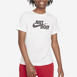 NIKE耐克短袖T恤运动休闲舒适针织圆领大童上衣FV4078-100 D