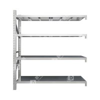 居将 JJ4012933 不锈钢货架304材质四层仓储货架 150*50*200cm/300kg副架