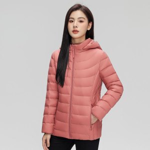90白鸭绒新国标女式简约纯色连帽可拆卸轻薄羽绒服女_1102