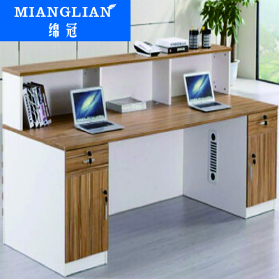 绵冠MIANGUAN绵冠MIANGUAN前台接待台简约现代咨询迎宾收银台前台办公桌吧台办公室柜台