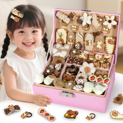 儿童公主首饰盒发饰套装礼盒女孩过家家玩具宝宝圣诞节礼物3750