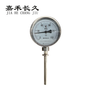 嘉禾长久 双金属温度表 WSS411 0-150度 块